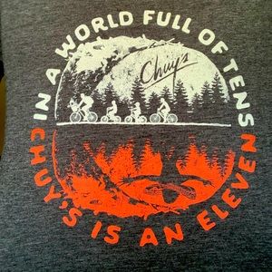 Chuy's Dark Gray "Stranger Things" style shirt